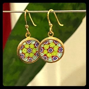 Venetian intricate glass earrings ✨